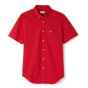 LACOSTE | Red Button-Down Shirt